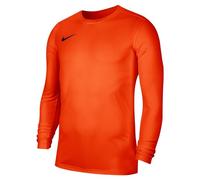 Nike Y Nk Dry Park VII JSY LS T-Shirt A Manica Lunga, Unisex Bambini, Safety Orange/Black, S