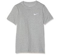 Nike Young Athletes B NSW Tee EMB Swoosh, Uomo, Dk Grey Heather, M