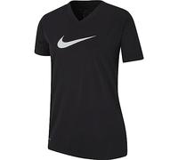 Nike Young Athletes G Nk Dry Tee Leg Vneck Swoosh, Donna, Black, M