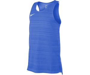 Nike Youth Stock Dry Miler Singlet Canotte e Top XS Azzurro