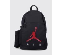NIKE Zaino da bambino in poliestere con logo e pochette abbinata OS Nero