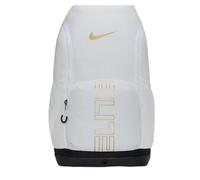 NIKE Zaino unisex NK Varsity Elite BKPK, bianco/nero/oro metallizzato, taglia unica, Bianco/Nero/Oro Metallizzato, Taglia unica, Classico