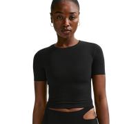 Nike Zenvy Dri-fit Short-sleeve Top Donna - Magliette Nero - Taglia 42 - Jersey di cotone Black 42