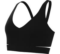 Nike Zenvy Rib HF5378-010 - Reggiseno Sportivo Imbottito con Tenuta Leggera, Colore: Nero/Pcg3C