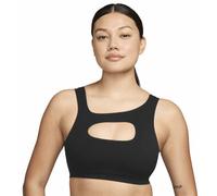 Nike Zenvy W - reggiseno sportivo supporto leggero - donna Black M