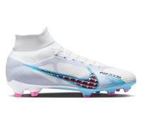 Nike Zoom Mercurial Superfly 9 PRO Fg, Scarpe da Calcio Uomo, Bianco (White Baltic Blue Pink Blast Indigo Haze), 39 EU