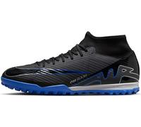 Nike Zoom Superfly 9 Academy Tf, Soccer Shoe Uomo, Black/Chrome-Hyper Royal, 36 EU