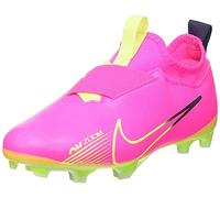 NIKE Zoom Vapor 15 Academy Fg/MG, Scarpe da Calcio Unisex-Bambini, Pink Blast/Volt-Gridiron, 33.5 EU