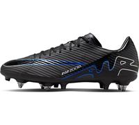 NIKE Zoom Vapor 15 Academy SG-PRO Scarpe da Calcio Black/Chrome-Hyper Royal 40
