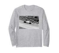 Niki Lauda in Azione Brands Hatch GP di Gran Bretagna 1984 Maglia a Manica