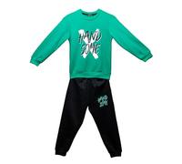NIKITA ZELINSCHII Handsome, set di tuta da ginnastica per ragazzi, 2 pezzi, felpa con cappuccio e pantaloni stampati con lettere per 3-7 anni, diversi colori, diverse taglie, Verde, 6 anni