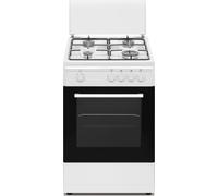 Cucina Elettrica SN554WE 4 Fuochi a Gas Forno Elettrico Statico Classe A Dimensioni 50 x 50 cm Colore Bianco