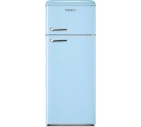 Nikkei Frigorifero Doppia Porta Capacità 215 Litri Raffreddamento Statico colore Azzurro - GNDP215LB Retrò