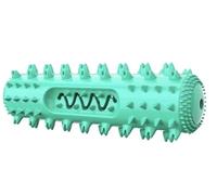 Nikki and Max Giocattolo da masticare per cani, bastone per la pulizia dentale a 360°, 3 colori, materiale in gomma (blu, medio)