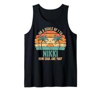NIKKI Cute Retro Girls Groovy NIKKI Personalized Name Canotta