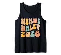 Nikki Haley 2028 per le elezioni del presidente Wavy Groovy Canotta