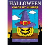 Nikki Sharma Halloween Color By Number (Tascabile)