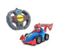 Nikko 10231 My First RC, auto da corsa per principianti, funzionamento facile, avanti, telecomando con divertente rumore di guida e pulsante silenzio, bambini dai 2 anni, ca. 19 cm, blu/rosso
