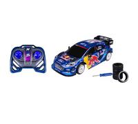 Nikko RC 10403 M-Sport Ford Puma #8 Tänak 28 cm, dettagli realistici con set extra di pneumatici e cacciavite, RC Rally Auto con telecomando da 2,4 GHz, portata di 30 m, dai 6 anni in su, blu