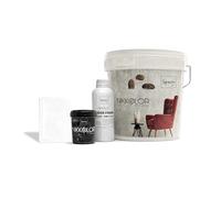 Nikkolor Kit Microcemento 8 m² per Pavimenti e Pareti - Copre Piastrelle e Fughe Senza Demolire - Effetto Cemento Continuo - Spessore 2-3 mm - Finitura Semi-Lucida - 17 Bianco Naturale