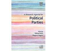 Niklas Bolin A Research Agenda for Political Parties (Copertina rigida)