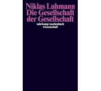 Niklas Luhmann Die Gesellschaft der Gesellschaft: 1360 Tapa "Two Vol (Tascabile)