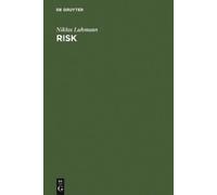 Niklas Luhmann Risk (Copertina rigida)