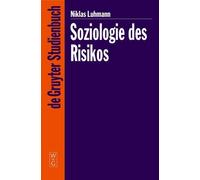 Niklas Luhmann Soziologie Des Risikos (Copertina rigida)