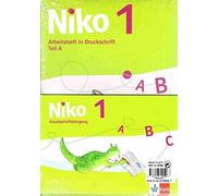 Niko 1: Arbeitshefte Teil B + Druckschriftlehrgang Klasse 1 (Niko (Tascabile)