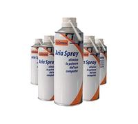 NIKOFFICE 12 x Aria Spray Aria compressa bomboletta 400ml - Confezione da 12 bom