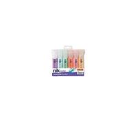 NikOffice - Evidenziatori Colori Pastello 36NIK036 - Conf. 6 pz