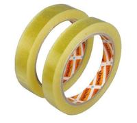 NIKOFFICE Nastro Adesivo 19MM X 66MT Trasparente (8 Pezzi)
