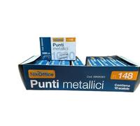 NIKOFFICE Punti Metallici per CUCITRICE 6/4/548 - CONF. da 10000 PZ