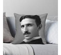 Nikola Tesla Engineer federa in poliestere lino velluto modello zip Decor Throw Pillow case Car Pillow Cover