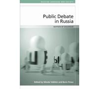 Nikolai Vakhtin Public Debate in Russia (Tascabile) Russian Language and Society