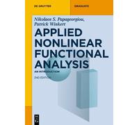 Nikolaos S. Papageorgiou Patrick Wi Applied Nonlinear Functional Ana (Tascabile)
