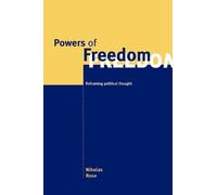 Nikolas Rose Powers of Freedom (Tascabile)