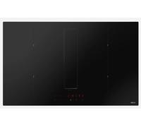 Elica Piano cottura a induzione con cappa integrata, Linea NikolaTesla FIT XL RAW BR/A/83, 83 cm, Nero Opaco - PRF0202499