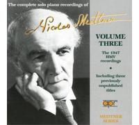 Nikolay Medtner Solo Piano Recordings Vol. 3 (CD) Album