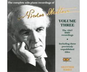 Nikolay Medtner Solo Piano Recordings Vol. 3 (CD) Album