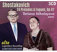 TATIANA NIKOLAYEVA Dmitri Shostakovich: 24 Preludes And Fugue, Op. 87 (CD)