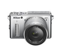 NIKON 1 AW1 - argento + obiettivo ottico 1 NIKKOR AW da 11-27 mm