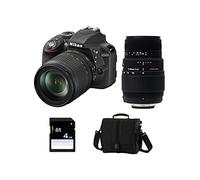 Nikon D3300 + 18-105 VR + SIGMA 70-300 DG MACRO + SD 4GB