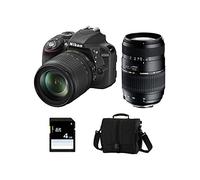 Nikon D3300 + 18-105 VR + TAMRON 70-300 DI + SD 4GB