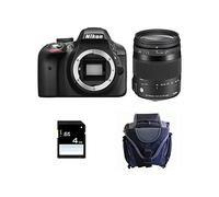 Nikon D3300 + 18-200mm F3.5-6.3 DC Macro OS HSM + SD 4GB