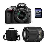 NIKON D3300 + 18-55 VR II + 55-200 VRII + Sac + SD 4Go