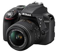 Nikon D3300 + 18-55mm f/3.5-5.6G VR II Kit fotocamere SLR 24.2MP CMOS 6000 x 4000Pixel Nero