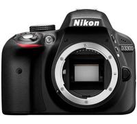 Nikon D3300 Fotocamera Reflex Digitale Solo Corpo, 24.2 Megapixel, LCD 3 Pollici, Nero [Versione EU]