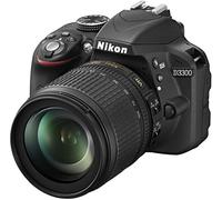 NIKON - D3300 Nero Kit 18-105 VR AF-S Sensore CMOS DX 24Mpx Display 3'' Filmati Full HD Wi-Fi Ready - SPEDIZIONE GRATUITA
