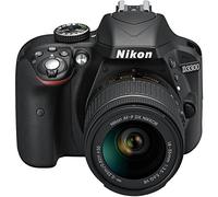 Nikon D3300 + AF-P 18-55 mm VR Kit fotocamera reflex 24,2 MP CMOS 6000 x 4000 pixel Nero- Ricondizionato - Buono stato